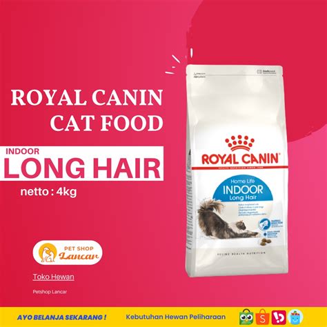 Jual Royal Canin Indoor Long Hair Adult 4kg RC Indoor Long Hair 4 Kg