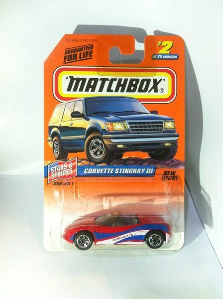 Jual Matchbox Stars Stripes Corvette Stingray Iii By