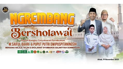 NGREMBANG BERSHOLAWAT BERSAMA MAJLIS TA LIM SHOLAWAT