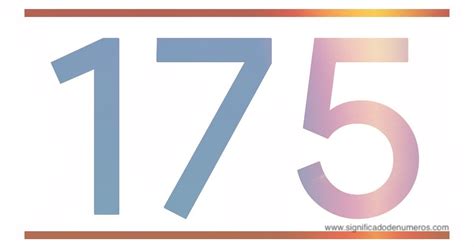 CO OZNACZA LICZBA 175 - Znaczenie liczb