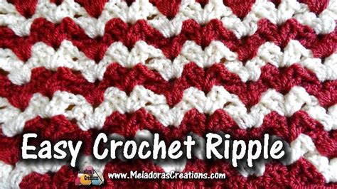 Easy Crochet Ripple Crochet Stitch Free Stitch Pattern And Tutorial