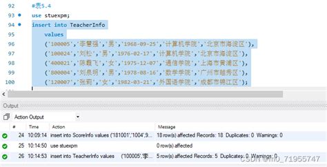 创建数据库与表并添加内容 CSDN博客