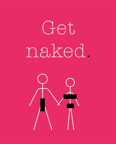 Bathroom Art Print Funny Get Naked Stick Figures Modern Etsy