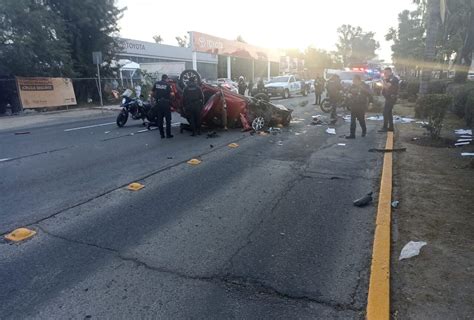 Accidente en López Mateos León 2 detenidos tras persecución