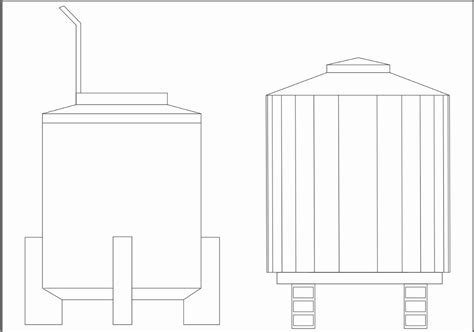 Water Tank In Autocad Download Cad Free 2772 Kb Bibliocad