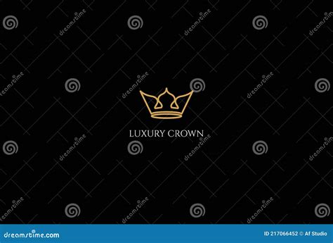 Minimalist King Crown Logo Design Template Vector