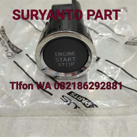 Promo Tombol Start Stop Engine Toyota Innova Fortuner Yaris Vios Sienta