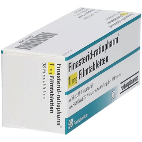 Finasterid Ratiopharm 1 Mg 98 St Shop Apotheke