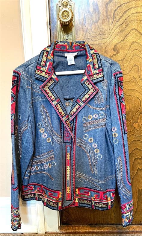 Coldwater Creek Denim Jacket Gem