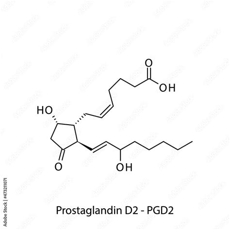 Prostaglandin D Prostaglandin Biomolecule Molecular Formula Skeletal