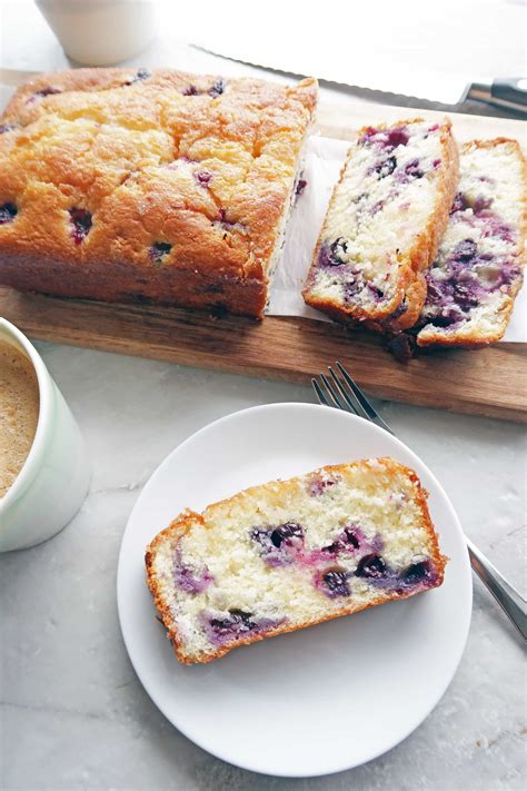 Classic Lemon Blueberry Loaf Cake Yay For Food