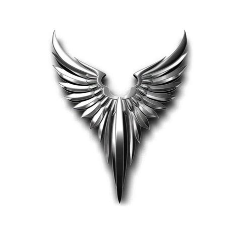 Premium Photo Angelic Pair With Resplendent Wings