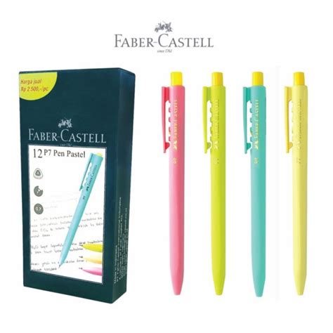 Jual Pulpen Pastel Faber Castell P Pen Pastel Tip Mm Tinta Hitam