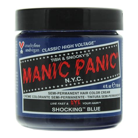 Manic Panic Classic High Voltage Shocking Blue Semi Permanent Hair Col