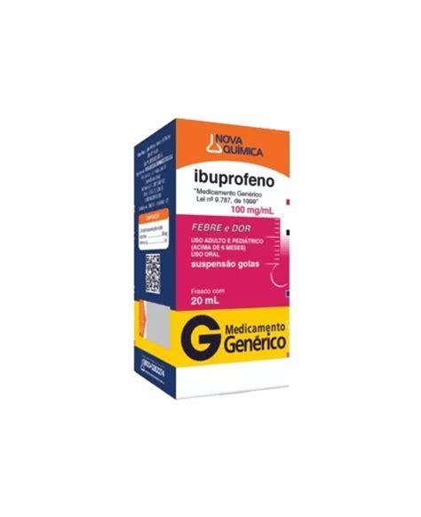 IBUPROFENO 100MG ML GOTA 20ML