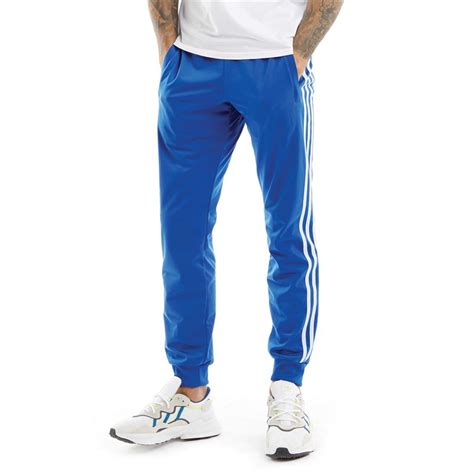 Buy Adidas Originals Mens 3 Stripes Tracksuit Bottoms Royal Blue Halo Blue