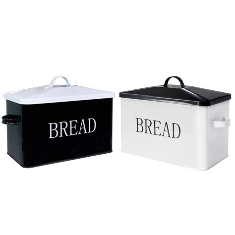 Buy Sotech Bread Box Extra Large Metal Bread Boxes Farmhouse Style