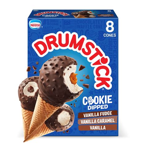 Shop Drumstick Cookie Dipped Ice Cream Cones Variety Pack,, 48% OFF