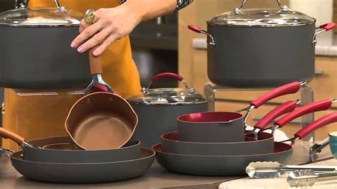 Technique 8 Pc Hard Anodized Dishwasher Safe Cookware Set W Color