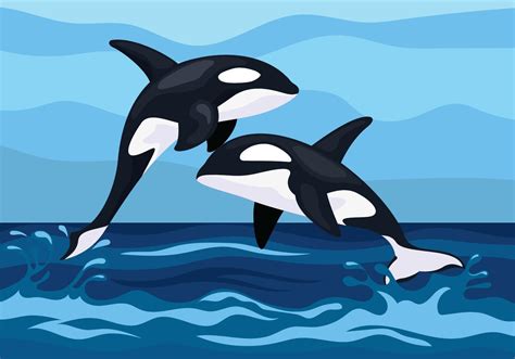 Ilustraci N De Las Orcas Vector En Vecteezy