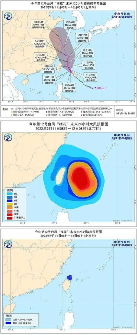 上海或直面“梅花”！2022年第12号台风梅花最新消息实时路径系统图发布 “梅花”加强为强台风级持续北上 新闻频道 和讯网