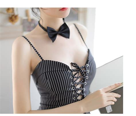 Japanese Sexy Secretary Uniform Suit Lingerie Top Mini Skirt Women Set