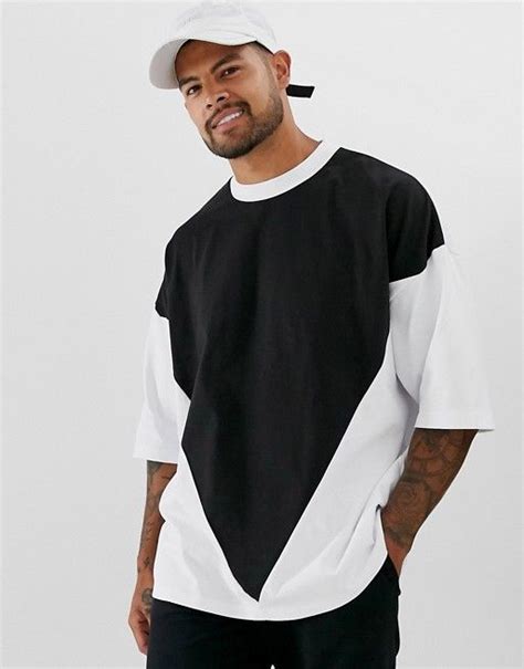 Asos Design Oversized T Shirt In Heavyweight With Half Sleeve And