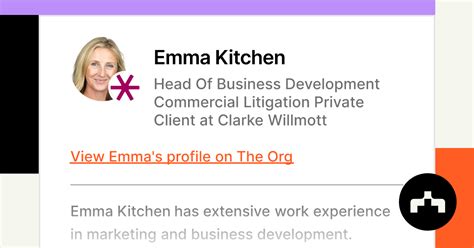 Emma Kitchen Head Of Business Development Commercial Litigation