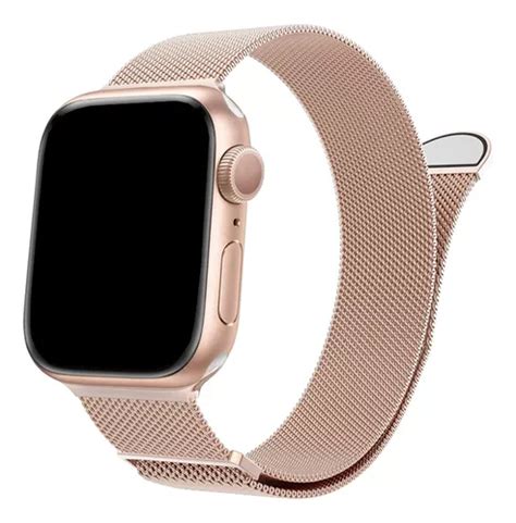 Correa De Acero Inoxidable Magnética Para Apple Watch 38 40 41 Mm