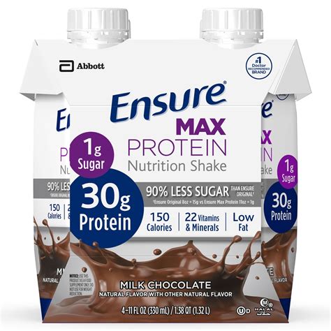 Ensure Max Protein Nutrition Shake With G Of Protein G Of Sugar