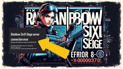 How To Fix Rainbow Six Siege Error Code 8 0x00003700 YouTube