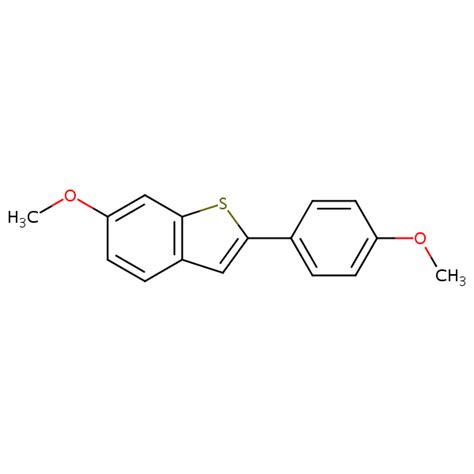 6 Methoxy 2 4 Methoxyphenyl Benzo B Thiophene SIELC