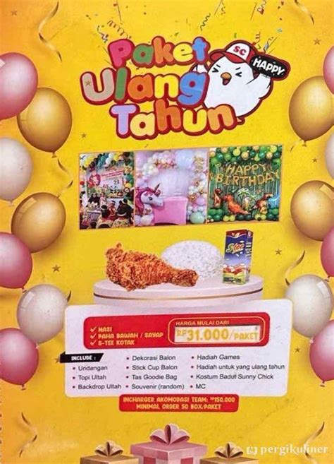 Selalu Diperbarui Menu Sunny Chick Depok Timur Depok