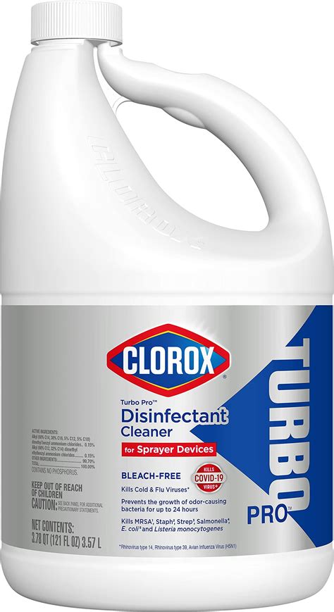 Cloroxpro Turbo Pro Disinfectant Cleaner For Sprayer Devices