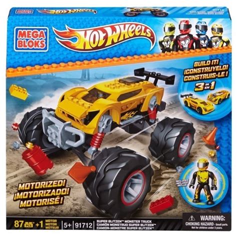 Mega Bloks Super Blitzen Monster Traks Hot Wheels EMAG Ro