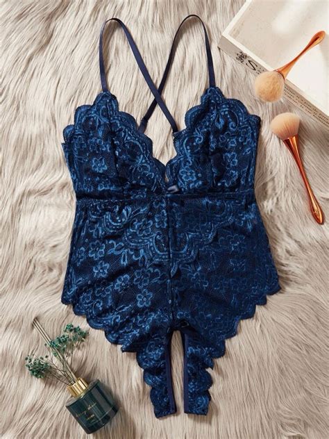 Plus Size Crotchless Teddy Lingerie Bodysuit Plus Size Etsy