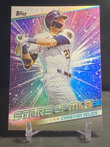 Topps Series Christian Yelich Stars Of Mlb Smlb Brewers