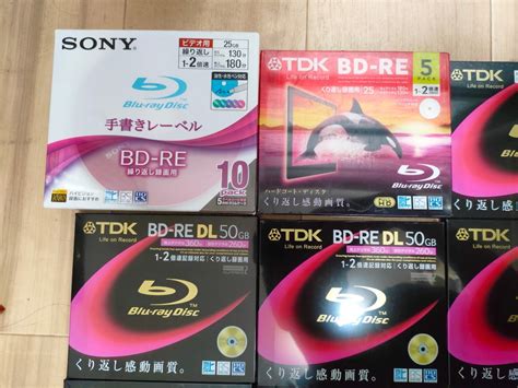 Yahoo オークション BD RE DL SONY TDK BD R ソニー Blu ray disc ブ