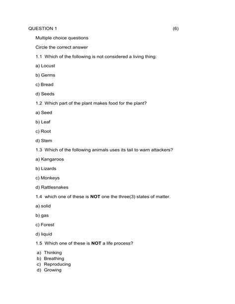 Grade Term Nst Quarterly Test