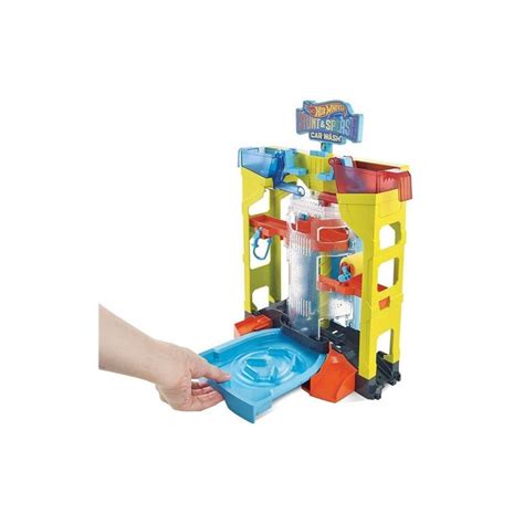 MATTEL Hot Wheels Kaskaderska Myjnia Samochodzik GRW37
