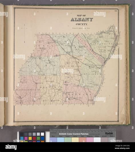 Map Of Albany County Cartographic Atlases Maps 1866 Lionel Pincus