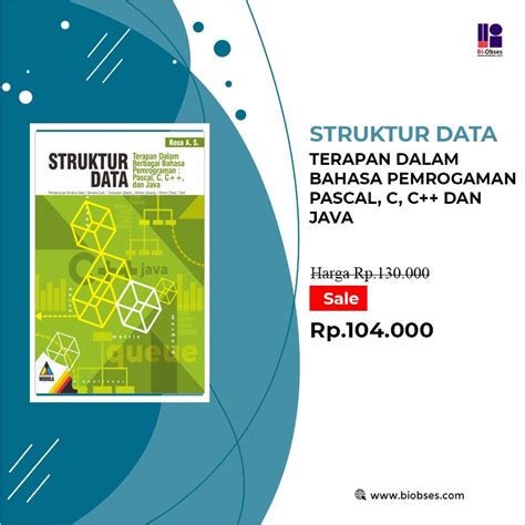 Jual Buku Struktur Data Terapan Dalam Bahasa Pemrograman Pascal C C