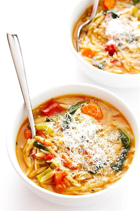 Italian Orzo Spinach Soup | Gimme Some Oven