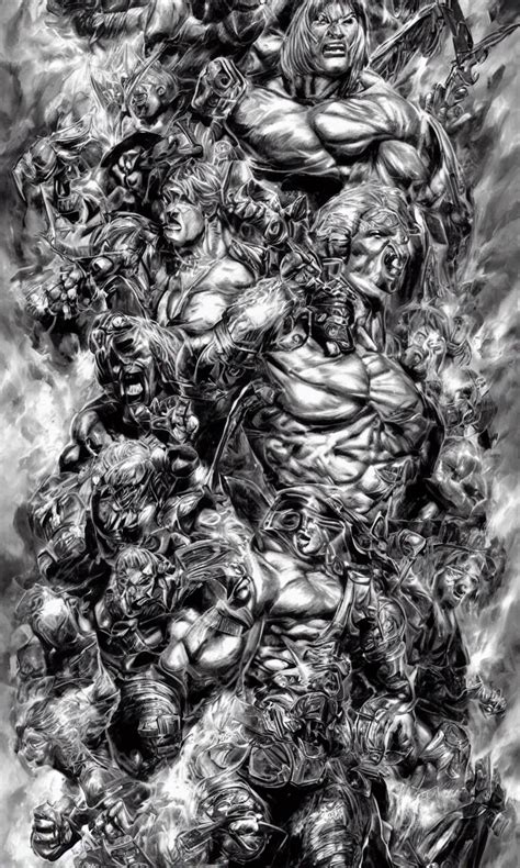 He Man Character Design By Lee Bermejo Stable Diffusion OpenArt