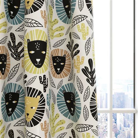 Jungle Kids & Nursery Blackout Curtains - King of the Jungle – TeepeeJoy