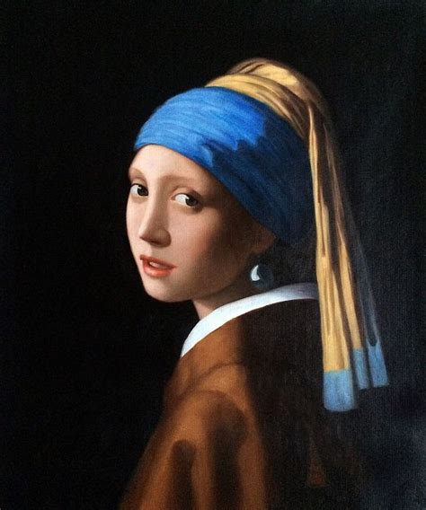 Vermeer Girl With A Pearl Earring Oil Painting At OverstockArt