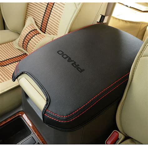 Genuine Leather Car Armrest Box Cover For Toyota Land Cruiser Prado