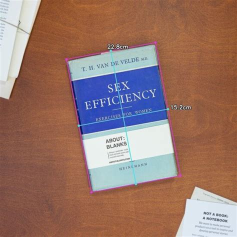 Sex Efficiency Notebook About Blanks