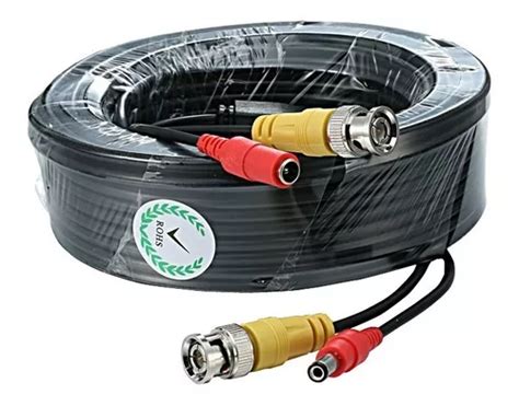 Cable Para Camara De Seguridad Cctv Video Bnc Y Poder Mts Cuotas