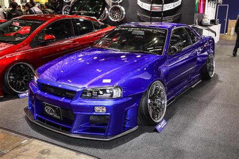 Nissan Skyline R34 Gtr Custom Wide Body Kit By Hycade Buy 52 Off